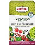 Substral Performance Organics Obst & Gemüse Dünger, natürlicher Lanzeitdünger, 3 Monate Langzeitwirkung, 750g Foto, bester Preis 5,99 € (7,99 € / kg) neu 2024