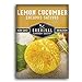 Photo Survival Garden Seeds - Lemon Cucumber Seed for Planting - Packet with Instructions to Plant and Grow Little Yellow Cucumbers in Your Home Vegetable Garden - Non-GMO Heirloom Variety