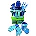 Foto Queta Juego de Herramientas de jardinería para niños 6 Piezas Set Kids Gardening Toys con regadera Guantes Pala rastrillo Juguete de Jardinería Al Aire Libre con Bolsa (azul)