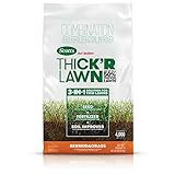 Scotts Turf Builder Thick'R Lawn Bermudagrass - 4,000 sq. ft., Combination Seed, Fertilizer and Soil Improver, Fill Lawn Gaps and Enhance Root Development, 40 lb. Photo, best price $52.99 new 2024