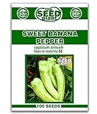 Sweet Banana Pepper Seeds - 100 Seeds Non-GMO Photo, best price $1.89 ($0.02 / Count) new 2024