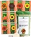 Photo 1000+ Sunflower Seeds for Planting - 8 Varieties - Flower Seeds to Plant Outside, Grow Giant Sunflower Plants, Heirloom Seeds