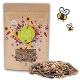 100g Blumenwiese Samen für eine bunte Bienenweide - Farbenfrohe & nektarreiche Wildblumensamen Mischung für Bienen & Schmetterlinge (inkl. GRATIS eBook) Foto, bester Preis 6,90 € (69,00 € / kg) neu 2024
