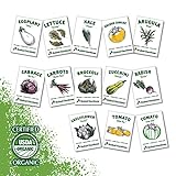 Heirloom Vegetable Seeds for Planting: 13 Varieties of Organic Non-GMO Open Pollinated Garden Seed - Weird and Rare Varieties Perfect for Kids and School Gardens Photo, best price $12.34 new 2024