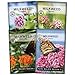 Photo Sow Right Seeds - Milkweed Seed Collection; Varieties Included: Butterfly, Common, and Showy Milkweed, Attracts Monarch and Other Butterflies to Your Garden; Non-GMO Heirloom Seeds;