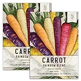Seed Needs, Rainbow Carrot Seeds for Planting - Twin Pack of 800 Seeds Each Non-GMO Photo, best price $7.65 ($3.82 / Count) new 2024