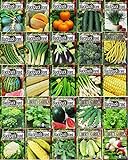Set of 25 Premium Vegetable & Herb Seeds - 25 Deluxe Variety Premium Vegetable & Herb Garden 100% Non-GMO Heirloom Photo, best price $12.99 ($0.52 / Count) new 2024
