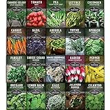 Survival Garden Seeds Apartment Kit Seed Vault - Non-GMO Heirloom Survival Garden Seeds for The Urban Homestead - Container Friendly Vegetables for Growing on Your Patio, Porch, or Any Small Space Photo, best price $24.99 new 2024