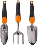 Fiskars 384490-1001 Ergo Garden Tool Set, Regular Package, Black/Orange Photo, best price $30.66 new 2025