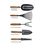 OLMSTED FORGE Garden Tool Set, 5 Pieces, Heavy Duty Powder Coated Steel, Cork Handle Photo, best price $54.99 new 2025