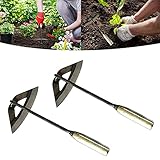 2Pcs All-Steel Hardened Hollow Hoe,Durable Garden Weed Puller,Sharp Weed Removal Tool Gardening Edger Weeder Hand Shovel Edge Tool for Garden Weeding Rake Planting Hand Tools Loosening Soil 2PCS Photo, best price $14.99 new 2025