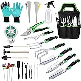 Heavy Duty Garden Tool Set with Soft Rubberized Non-Slip Gardening Tools, 20 PCS Gardening Tools Set Succulent Tools Set Stainless Steel Garden kit Tools for Men Women Photo, best price $25.99 new 2025