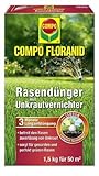 Compo 13300 - Floranid, fertilizzante per prato con diserbante, 1,5 Kg per 50 mq foto, miglior prezzo EUR 31,85 nuovo 2024