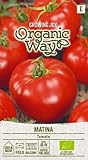Organic Way | TOMATEN MATINA samen | Gemüsesamen | Tomatensamen | Garten Samen | Eine frühe Tomatensorte, hohe Tomatenstengeln | 1 Pack Foto, bester Preis 3,22 € neu 2024