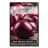 Sow Right Seeds - Red Creole Onion Seed for Planting - Non-GMO Heirloom Packet with Instructions to Plant a Home Vegetable Garden Photo, best price $4.99 new 2024