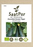 Gemüsesamen Bio Zucchini Green Tiger Freiland und Topf bitterfrei für ca. 12 Pfl. Samen Saatgut Foto, bester Preis 4,99 € neu 2024