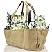Photo Garden Tool Tote Bag for Women - Canvas Gardening Tool Organizer with Deep Pockets for Gardener Regular Size Tools Storage, Heavy Duty Cloth, Excellent Gift for Family & Friends 1 Pcs
