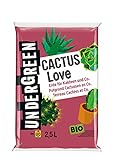 Undergreen by Compo Cactus Love, Erde für Kakteen und Co., Bio, Kultursubstrat, 2,5 Liter Foto, bester Preis 5,16 € (2,06 € / l) neu 2024