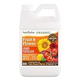 AgroThrive Fruit and Flower Organic Liquid Fertilizer - 3-3-5 NPK (ATFF1064) (64 oz) for Fruits, Flowers, Vegetables, Greenhouses and Herbs Photo, best price $24.50 ($0.38 / Ounce) new 2024