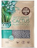Succulents & Cactus Plant Food - Gentle Long Lasting Formula, Slow Release Fertilizer (Liquid Alternative) for All Potted Succulent, Cacti & Aloe Vera Plants (5 oz) Photo, best price $8.97 new 2024
