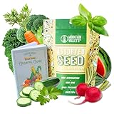 10 Assorted Organic Vegetable Seeds for Planting - ~3,200 + Heirloom Non-GMO Fruit Seeds, Herb Seeds, & Vegetable Seeds - with Grow Guide - Broccoli, Basil, Watermelon, Cilantro, Carrot, Kale, & More Photo, best price $20.43 new 2024