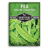 Survival Garden Seeds -Oregon Sugar Pod II Pea Seed for Planting - Packet with Instructions to Plant and Grow Delicious Snow Peas in Your Home Vegetable Garden - Non-GMO Heirloom Variety Photo, best price $4.99 new 2024