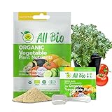 ALL BIO - Organic Plant Food - Vegetable and Edible Greens Nutrients/Biostimulants for Indoor House Plants and Outdoor Plants/Mixed in Water/Foliar Spray. Covers Approx. 1,800 sq.ft (10g) Photo, best price $13.99 new 2024