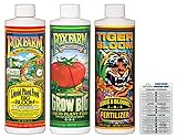 FoxFarm Liquid Nutrient Trio Soil Formula: Big Bloom, Grow Big, Tiger Bloom (Pack of 3-16 oz Bottles) + Twin Canaries Chart Photo, best price $28.89 new 2024