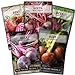 Photo Sow Right Seeds - Beet Seeds for Planting - Detroit Dark Red, Golden Globe, Chioggia, Bull’s Blood and Cylindra Varieties - Non-GMO Heirloom Seeds to Plant a Home Vegetable Garden - Great Gift