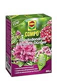 COMPO Rhododendron Langzeit-Dünger für alle Arten von Morbeetpflanzen, 3 Monate Langzeitwirkung, 850 g, 17m² Foto, bester Preis 10,85 € (12,76 € / kg) neu 2024