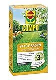 COMPO Start-Rasen Langzeit-Dünger, Für junge Rasenpflanzen und für Rollrasen nach dem Vertikutieren, 3 kg Foto, bester Preis 18,45 € (6,15 € / kg) neu 2024