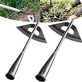 cdbz All-Steel Hardened Hollow Hoe,Garden Hoes for Weeding,Hollow Hoe for Gardening,Hoe Garden Tool,Garden Hoe for Backyard Weeding, Loosening, Farm Planting Photo, best price $24.99 new 2024