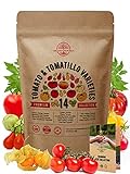 14 Rare Tomato & Tomatillo Garden Seeds Variety Pack for Planting Outdoors & Indoor Home Gardening 800+ Non-GMO Heirloom Tomato & Tomatillo Seeds: Beefsteak, Roma, Pear, Thai, Cherry Tomatoes & More Photo, best price $18.99 ($1.36 / Count) new 2024
