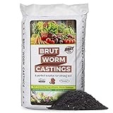 BRUT WORM FARMS Worm Castings Soil Builder - 30 Pounds - Organic Fertilizer - Natural Enricher for Healthy Houseplants, Flowers, and Vegetables - Use Indoors or Outdoors - Non-Toxic and Odor Free Photo, best price $33.90 new 2024