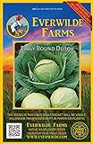 Everwilde Farms - 500 Early Round Dutch Cabbage Seeds - Gold Vault Jumbo Seed Packet Photo, best price $2.98 new 2024