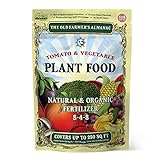 The Old Farmer's Almanac 2.25 lb. Organic Tomato & Vegetable Plant Food Fertilizer, Covers 250 sq. ft. (1 Bag) Photo, best price $12.49 ($0.35 / oz) new 2024