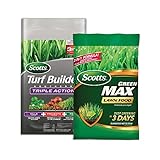 Scotts Turf Builder Southern Triple Action and Scotts Green Max Lawn Food Bundle for Large Southern Lawns Photo, best price $105.07 new 2024
