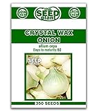 Crystal Wax Onion Seeds - 350 Seeds Non-GMO Photo, best price $1.59 new 2024