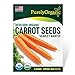 Photo Purely Organic Products Purely Organic Heirloom Carrot Seeds (Scarlet Nantes) - Approx 1800 Seeds