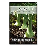 Sow Right Seeds - Yellow Spanish Onion Seed for Planting - Non-GMO Heirloom Packet with Instructions to Plant a Home Vegetable Garden Photo, best price $4.99 new 2024