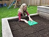 Seeding Square – Square Foot Gardening Template – Seed Sowing Tool Kit Comes with: Color Coded Seed Spacer Template & Magnetic Seed Dibber/Seed Ruler/Seed Spoon & Vegetable Garden Planting Guide Photo, best price $26.95 new 2024