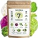 Photo Seedra 7 Cabbage Seeds Variety Pack - 2245+ Non GMO, Heirloom Seeds for Indoor Outdoor Hydroponic Home Garden - Golden & Red Acre, Cauliflower, Brussel Sprouts, Broccoli & More