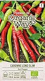 Organic Way | PFEFFER CAYENNE LONG SLIM samen | Gemüsesamen | Pfeffer Samen | Garten Samen | Frühe würzige Sorte | 1 Pack Foto, bester Preis 3,22 € neu 2024