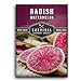 Photo Survival Garden Seeds - Watermelon Radish Seed for Planting - Packet with Instructions to Plant and Grow Unique Asian Vegetables in Your Home Vegetable Garden - Non-GMO Heirloom Variety