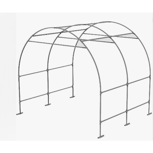 Каркас садовый арочный, 2х2,5 оцинкованная сталь, не требует фундамента фотография