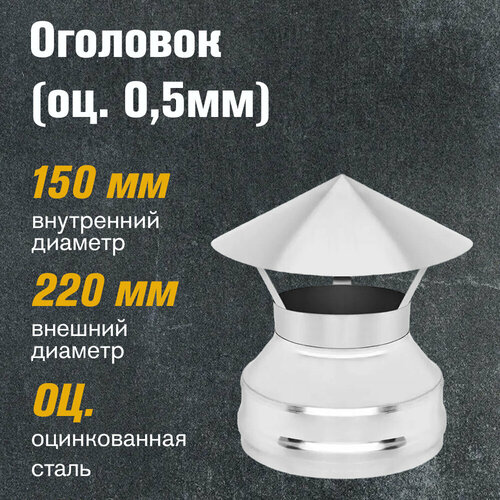 Оголовок оцинкованный (0,5мм) (150х220) фотография