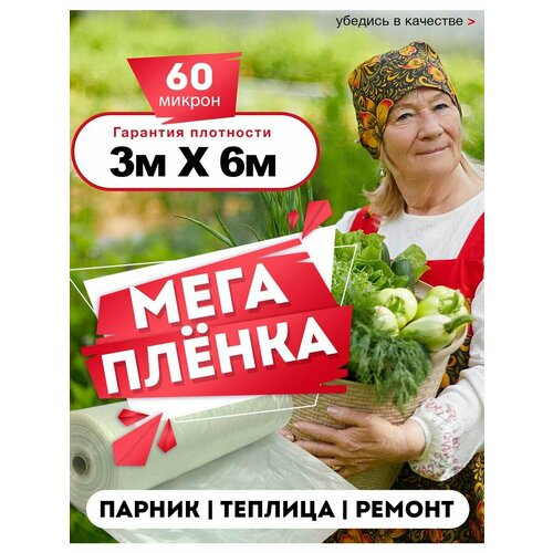 Мега Дача - парниковая пленка 60мкм, 3х6м фотография