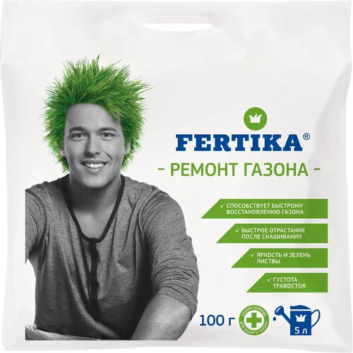 Удобрение Фертика, ремонт газона, 100 г фотография