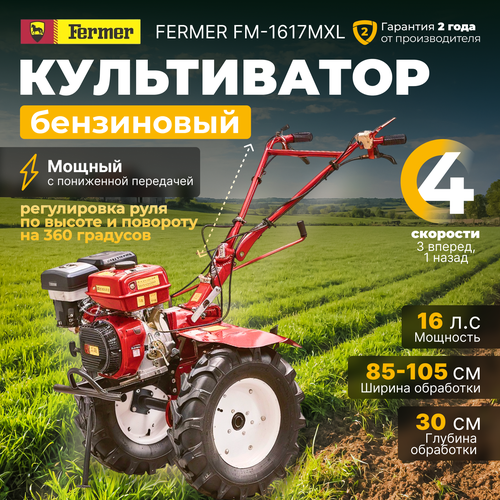 Культиватор бензиновый FERMER FM-1617MXL (FM-1617MXL-65) фотография