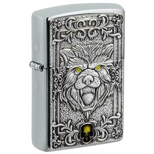 Зажигалка Wolf Emblem ZIPPO 48690 фотография